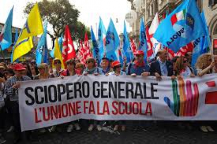 VENERDÌ 20 MAGGIO SCIOPERO DELLA SCUOLA, UNIVERSITÀ, RICERCA E AFAM