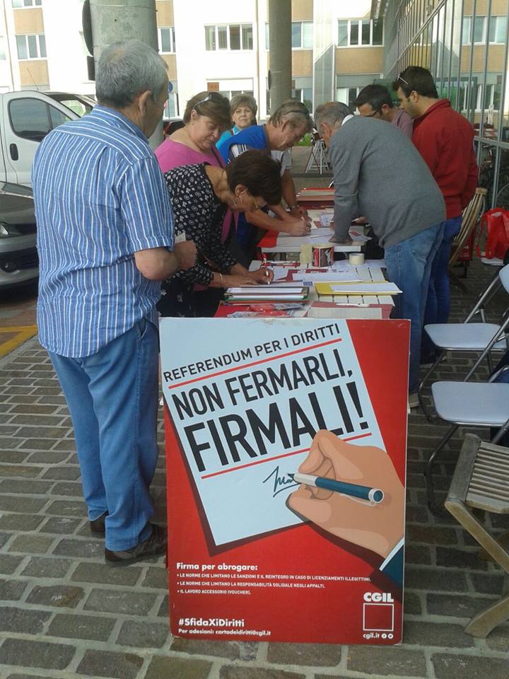 Referendum Cgil: via libera dalla Cassazione.