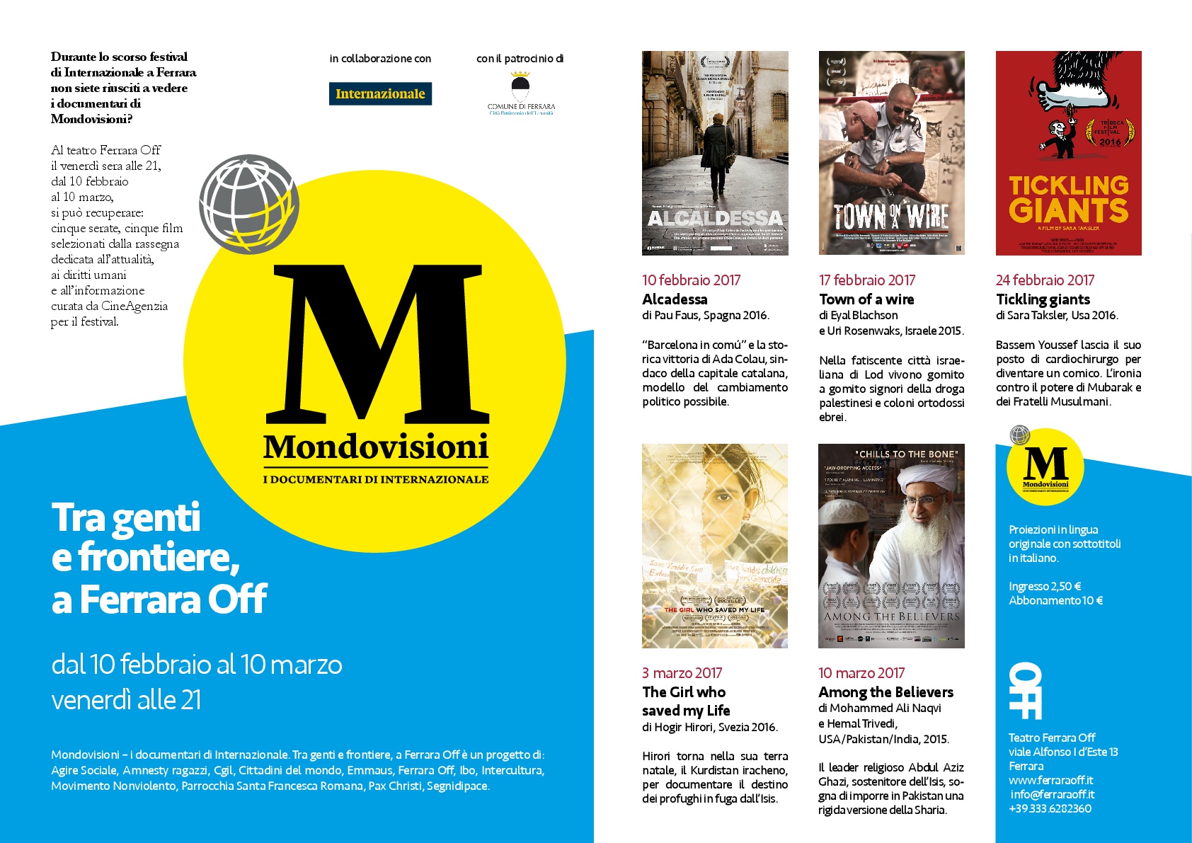 Mondivisioni: il cinema dei diritti.