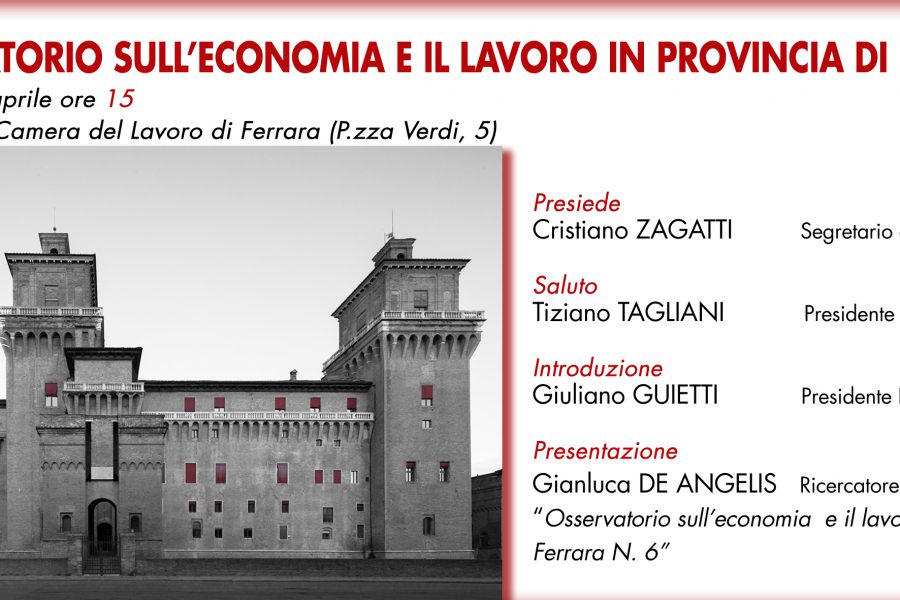 Osservatorio sull’economia e il lavoro in provincia di Ferrara N.6