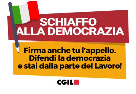 Difendi la democrazia e stai dalla parte del lavoro