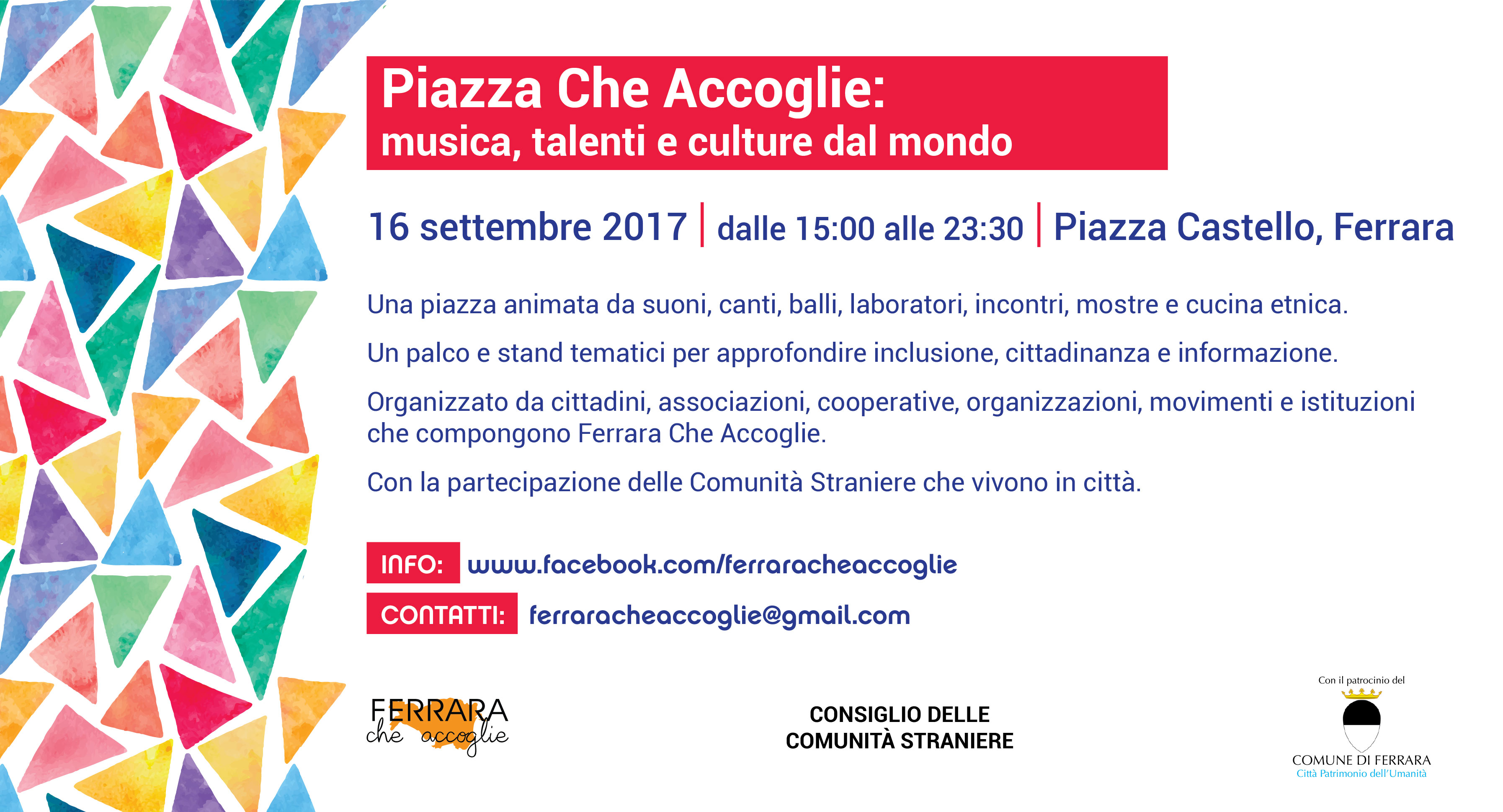 Piazza che accoglie: musiche, talenti e culture dal mondo