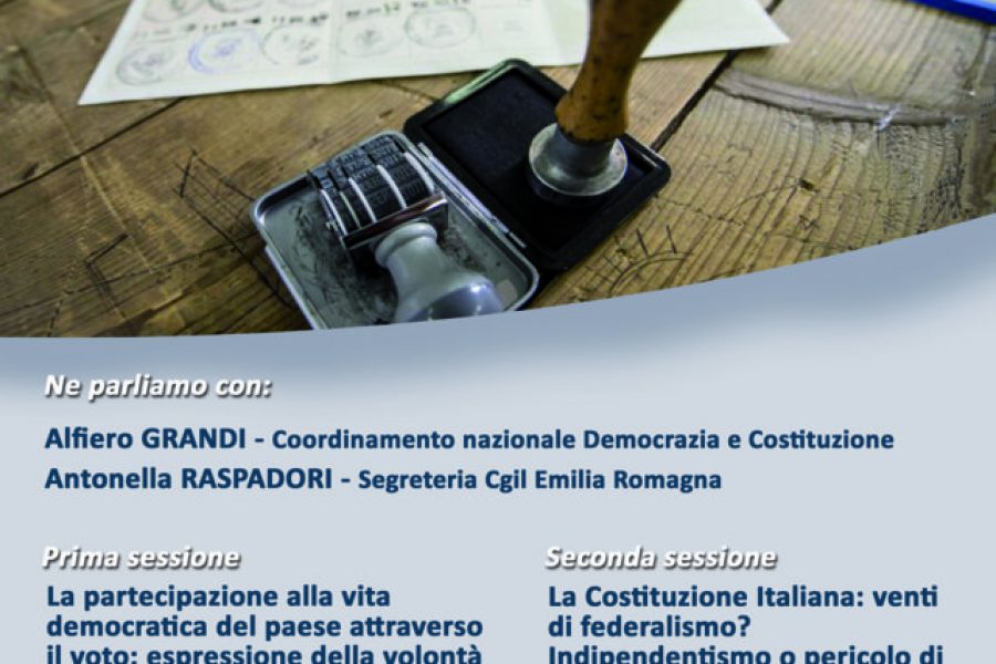 La nuova legge elettorale e l’art. 116 della Costituzione Italiana. Seminario pubblico