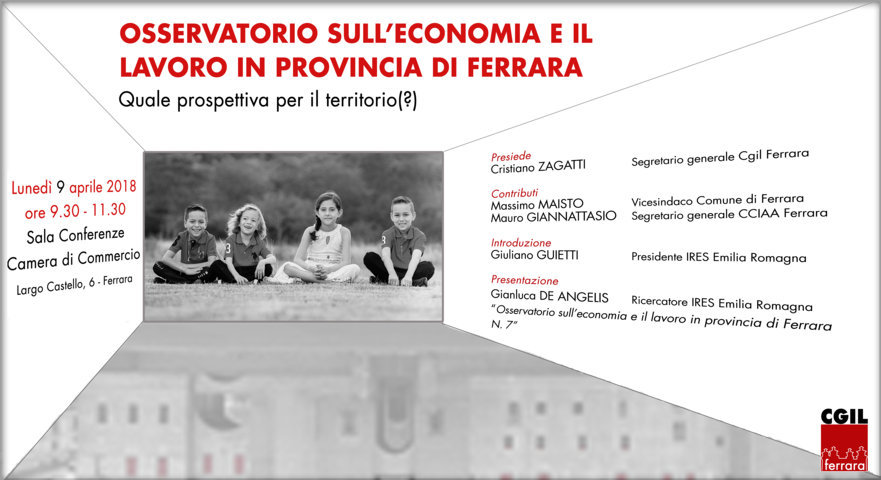 Presentazione Osservatorio sull’economia e il lavoro in provincia di Ferrara