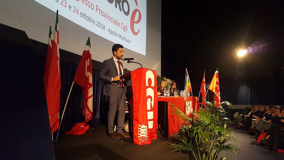 Congresso Provinciale Cgil Ferrara: al via i lavori alla Multisala Apollo