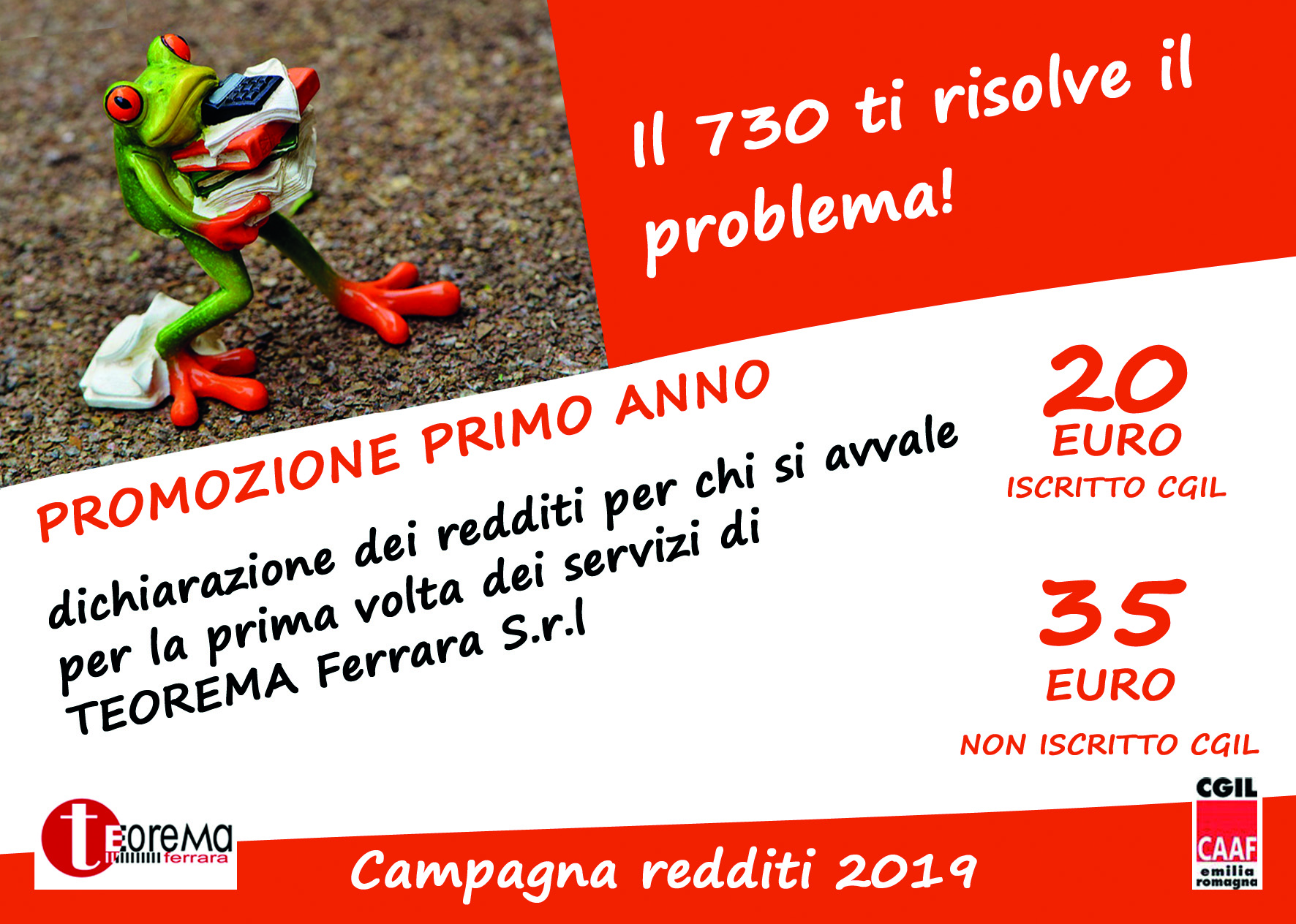 La tua dichiarazione falla semplice: campagna redditi 2019.