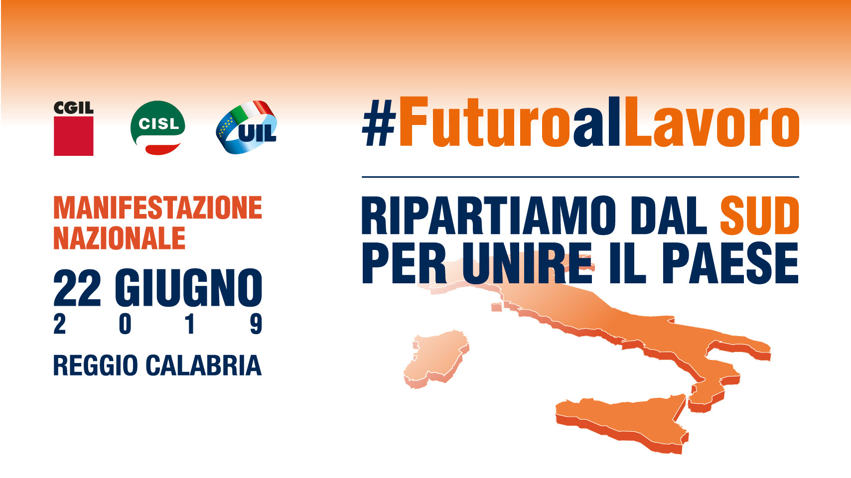 Futuro al lavoro: manifestazione nazionale sabato 22 giugno