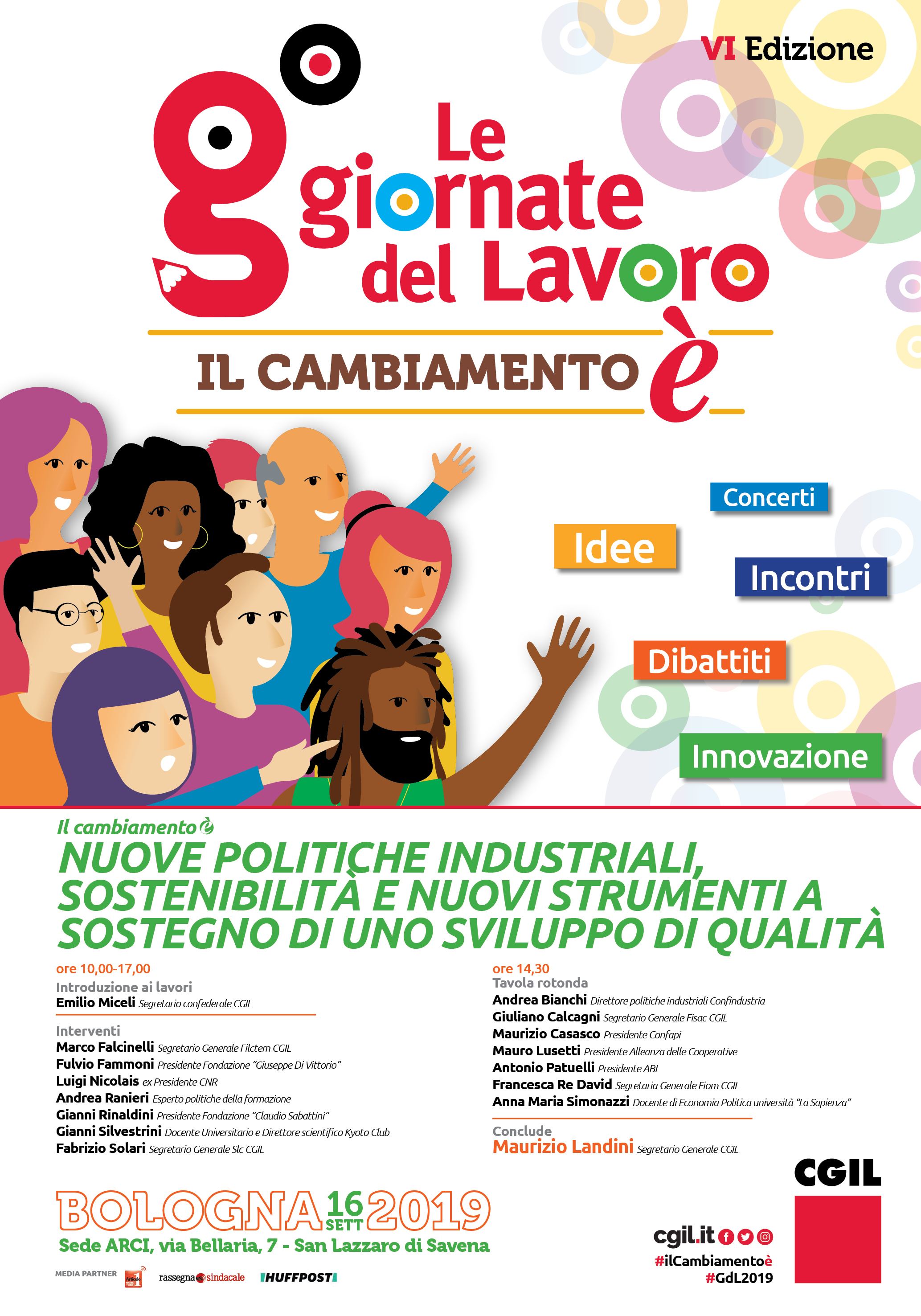 ‘Il cambiamento è’ VI edizione delle Giornate del Lavoro