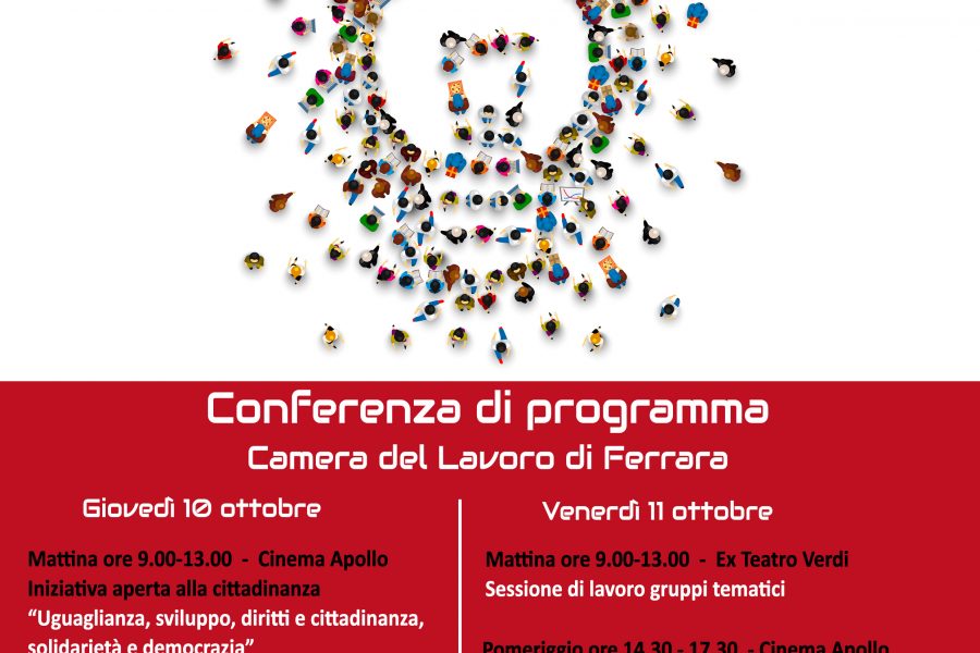 Facciamoci strada: conferenza di programma Cgil Ferrara
