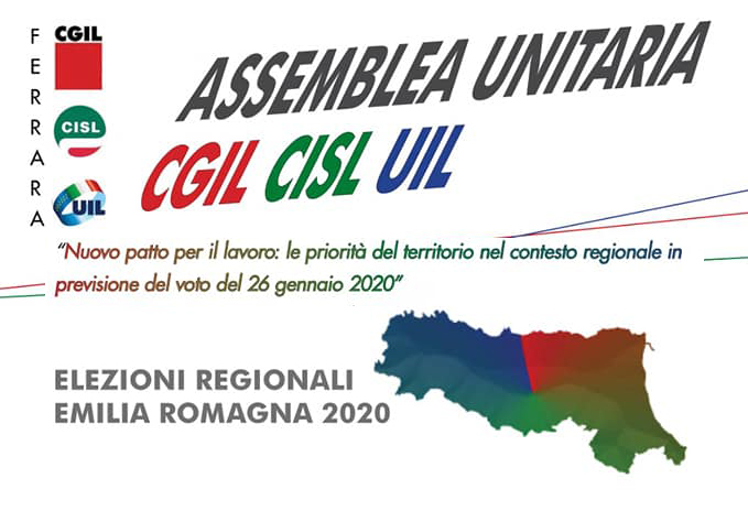 Nuovo Patto per il Lavoro: le priorità del territorio nel contesto regionale in previsione del voto del 26 gennaio 2020