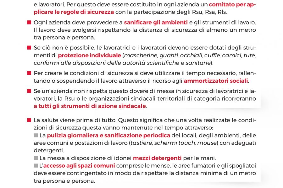 Protocollo di regolamentazione delle misure per il contrasto e il contenimento della diffusione del virus Covid-19 negli ambienti di lavoro