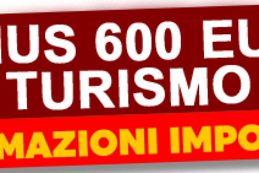 Bonus di 600 euro per i lavoratori del turismo