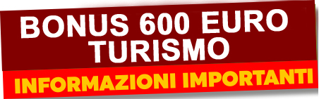 Bonus di 600 euro per i lavoratori del turismo