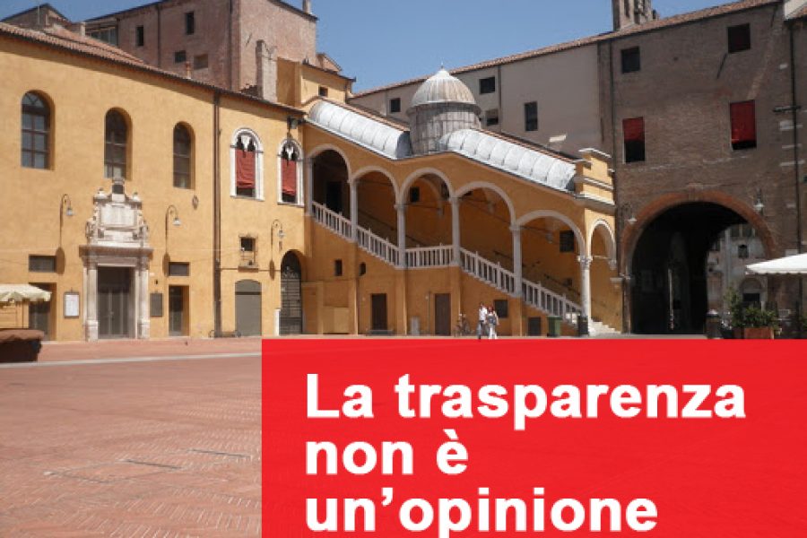 La trasparenza non è un’opinione