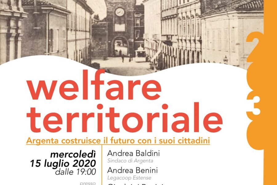 Welfare territoriale: iniziativa mercoledì 15 luglio ad Argenta