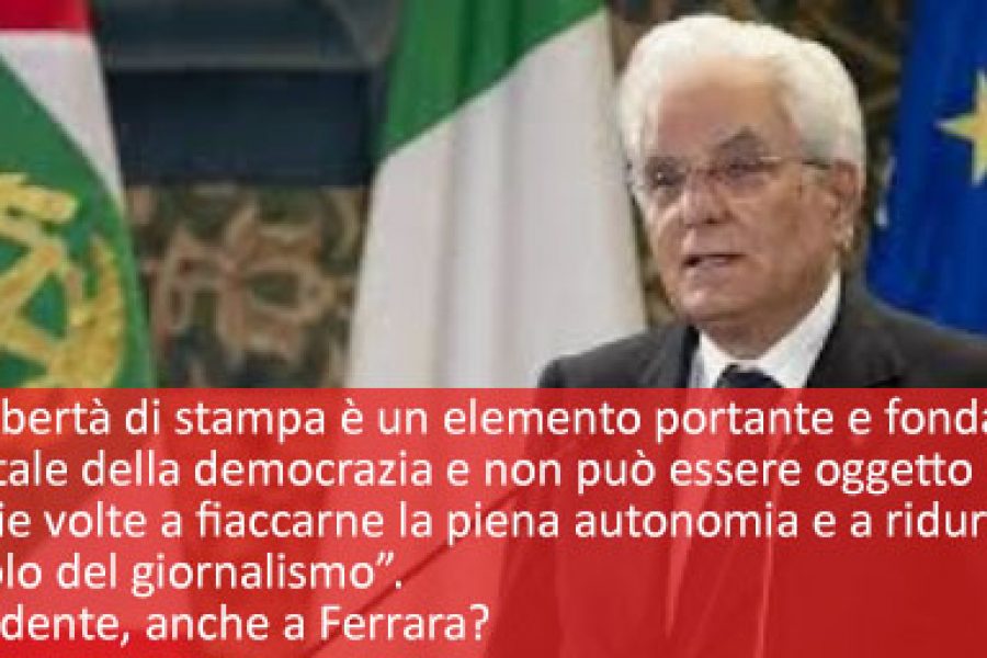 L’incondizionata libertà di stampa è un elemento portante e fondamentale della democrazia