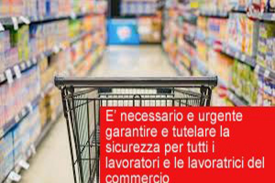 Proclamazione stato di agitazione lavoratori del commercio