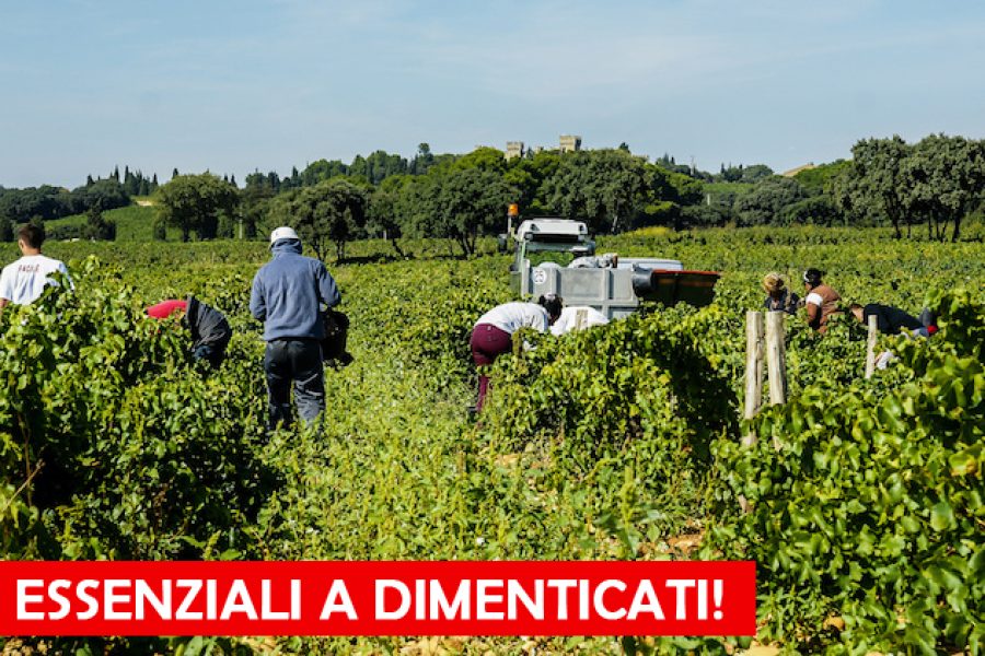 Da essenziali a dimenticati. Presidio dei lavoratori agricoli sabato 10 aprile