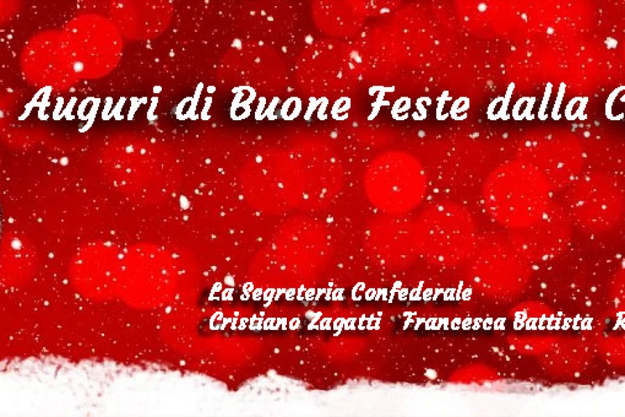 Auguri di Buone Feste dalla Cgil di Ferrara