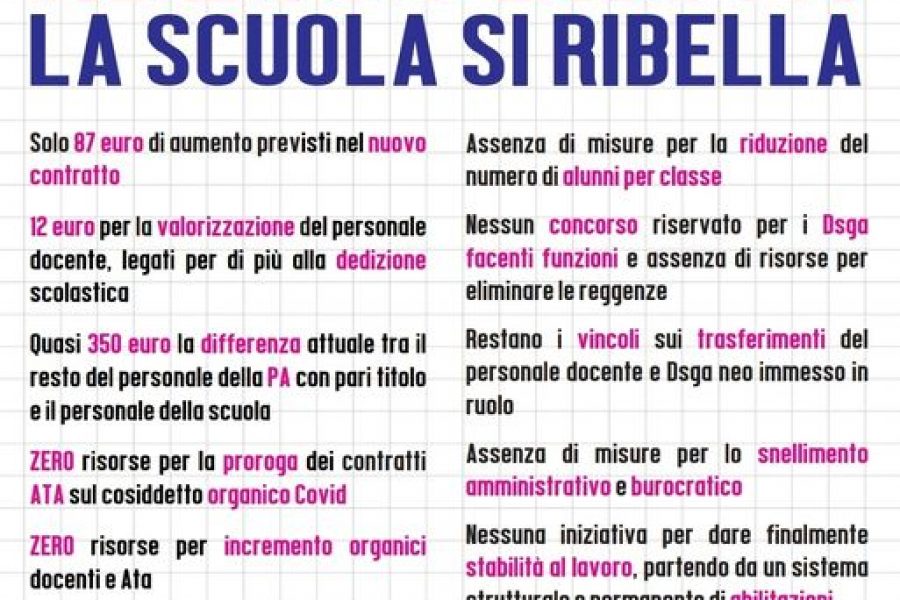 10 dicembre sciopero della scuola