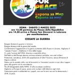 Europe for Peace sabato 5 marzo a Roma: pullman da Ferrara