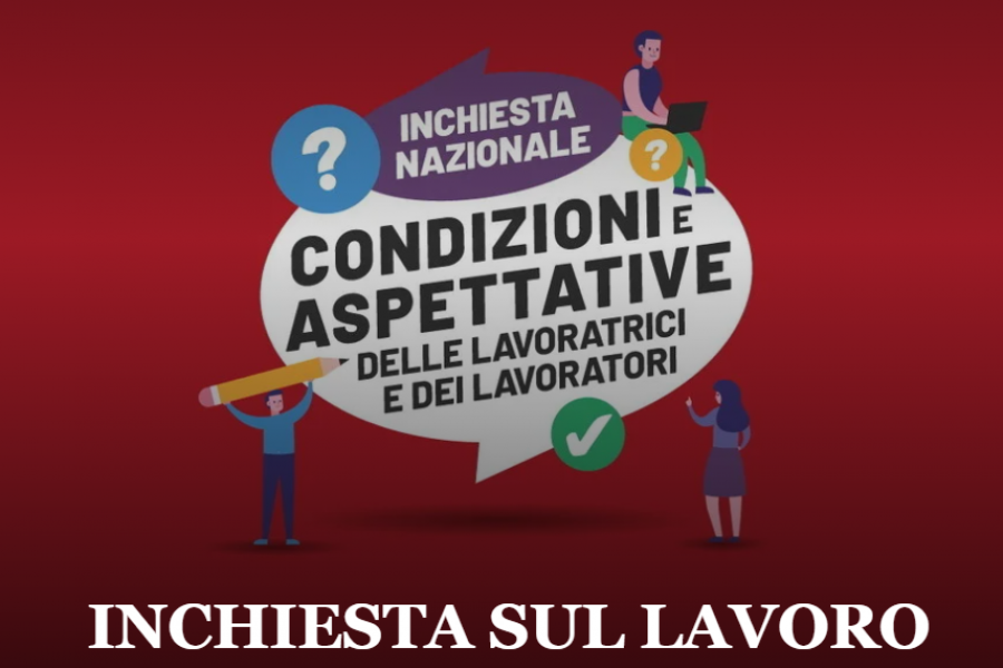 Inchiesta nazionale sul lavoro: compila il questionario