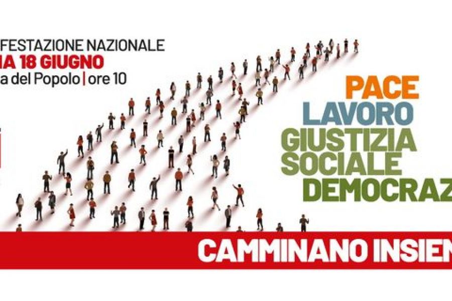 Manifestazione nazionale a Roma sabato 18 giugno