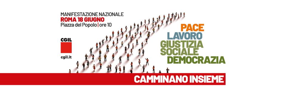 Manifestazione nazionale a Roma sabato 18 giugno