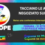 Tacciano le armi, negoziato subito! Venerdì 21 ottobre ore 17.30