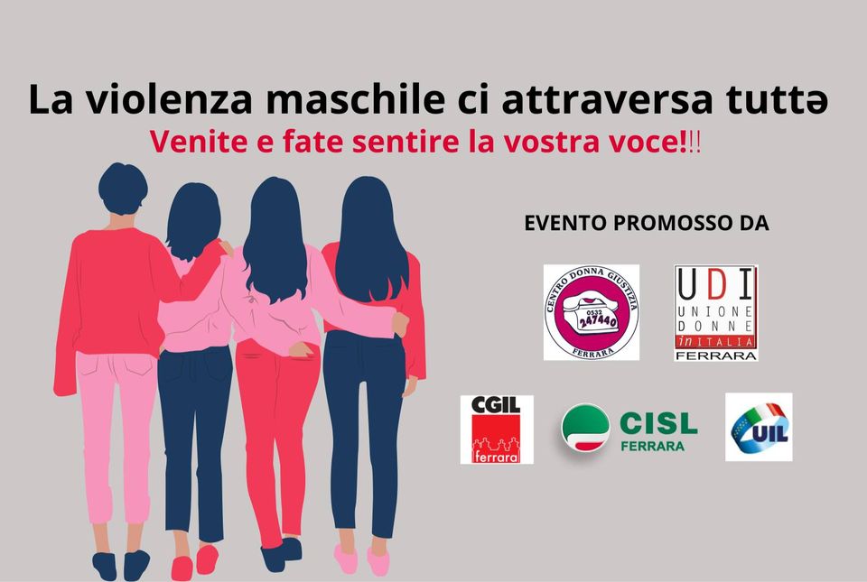 25 novembre: le iniziative promosse da CGIL Ferrara