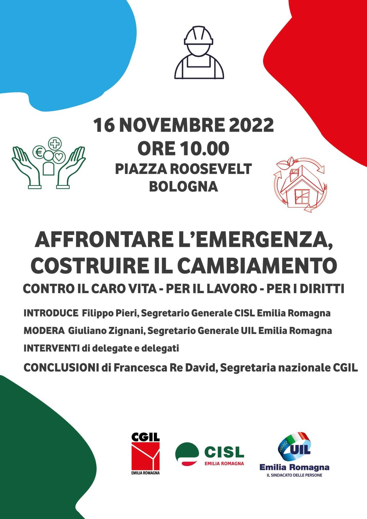 Affrontare l’emergenza, costruire il cambiamento: manifestazione regionale