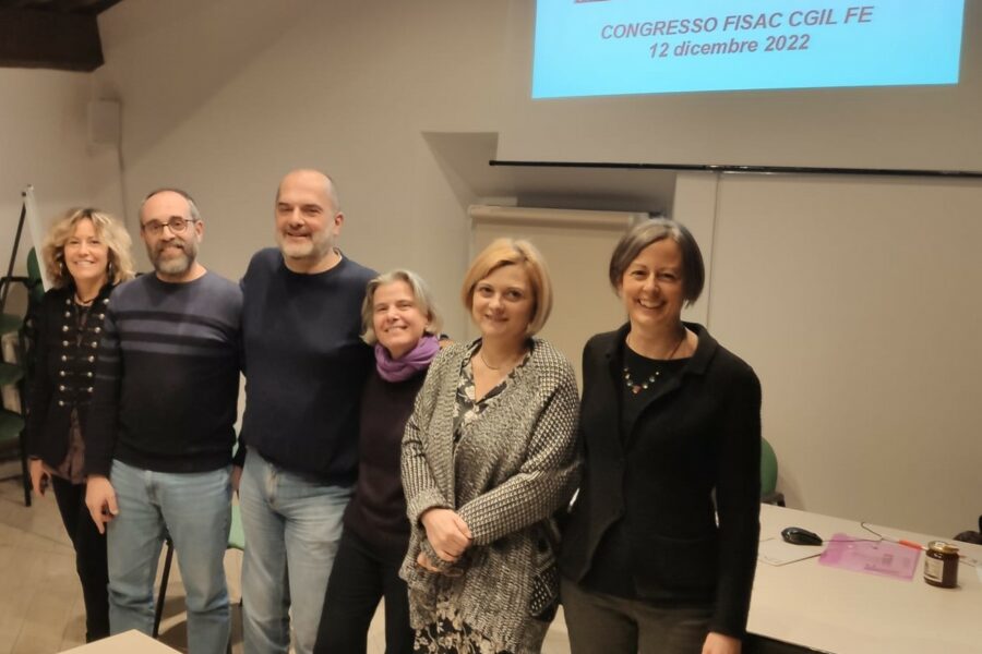 Fisac Cgil Ferrara: Samuel Paganini rieletto segretario generale