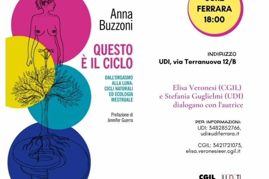 “Questo è il ciclo” presentazione del libro di Anna Buzzoni