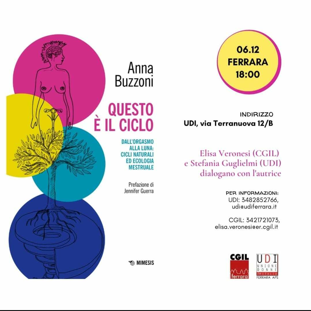 “Questo è il ciclo” presentazione del libro di Anna Buzzoni