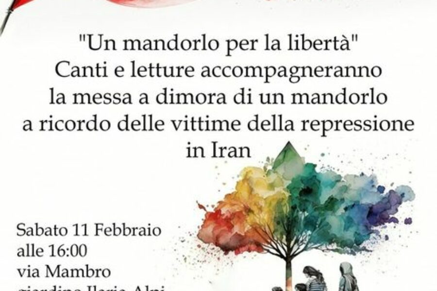 Un mandorlo per la libertà sabato 11 febbraio