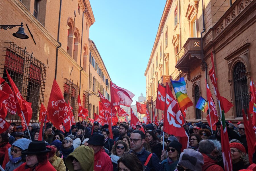 Photogallery sciopero generale 17 novembre 2023 a Ferrara