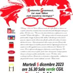 “Antonio Gramsci. Le sue idee nel nostro tempo” martedì 5 dicembre in Cgil