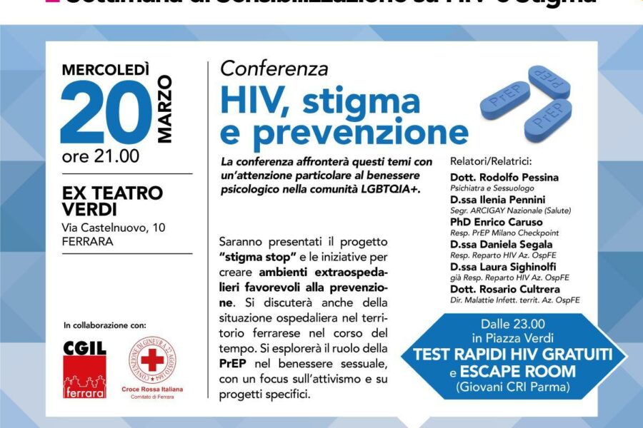 “Preveniamo”: settimana di sensibilizzazione su HIV e Stigma