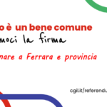 Referendum popolari 2025: raccolta firme in provincia di Ferrara