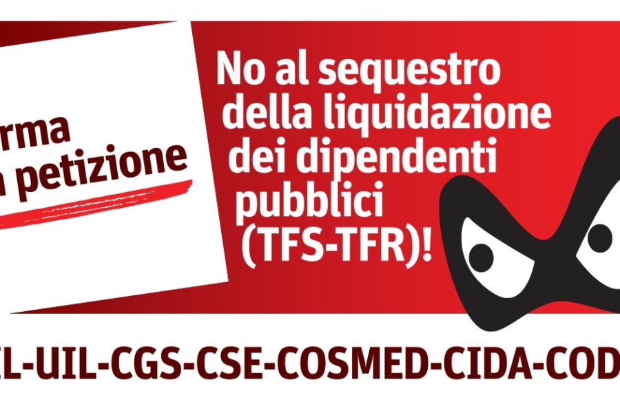 No al sequestro illegittimo della liquidazione dei dipendenti pubblici