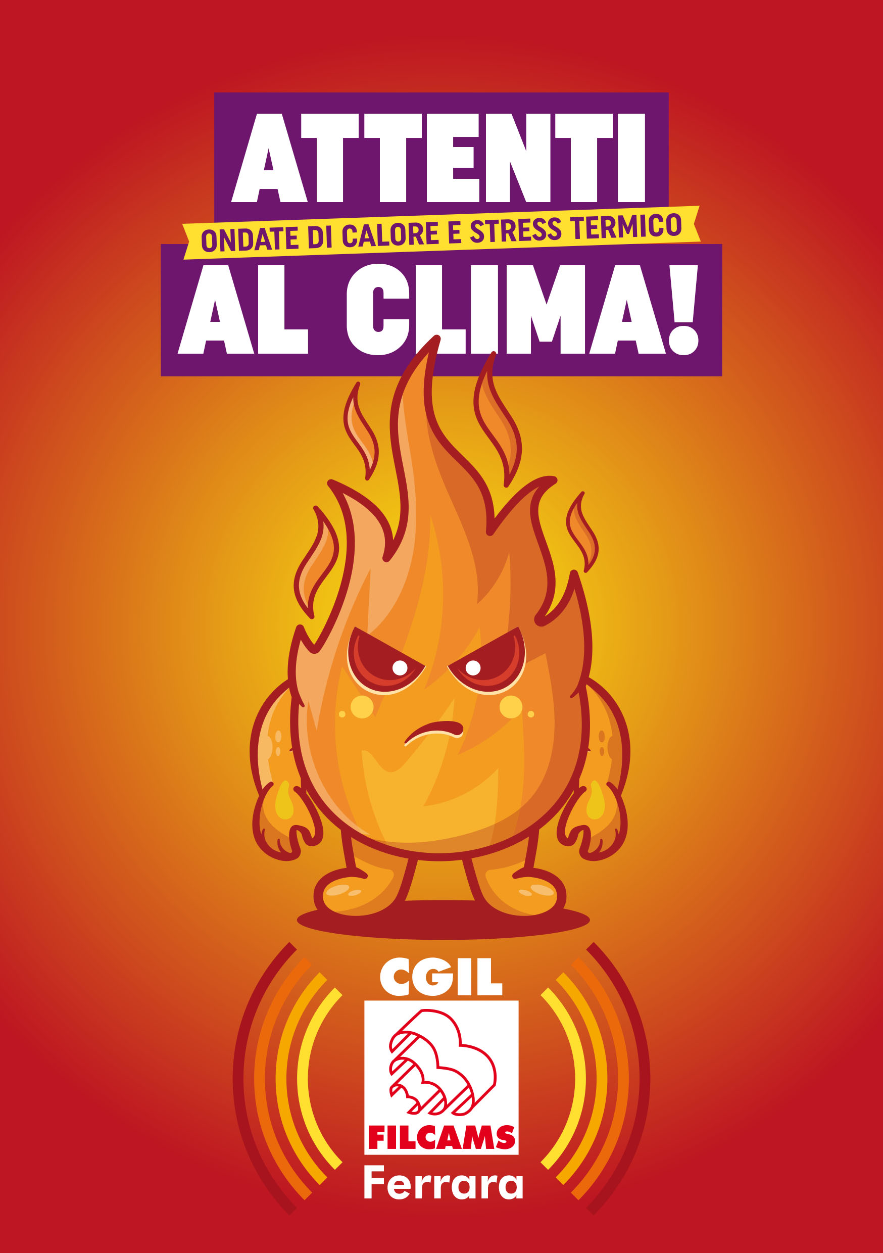 Colpo di calore: se lavori nel commercio, servizi e turismo contatta Filcams Cgil Ferrara