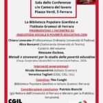 Ingiustizia sociale e povertà educativa: incontro in Cgil venerdì 25 ottobre