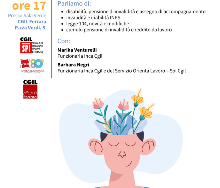 La salute mentale come bene comune: incontri informativi 22 e 29 maggio