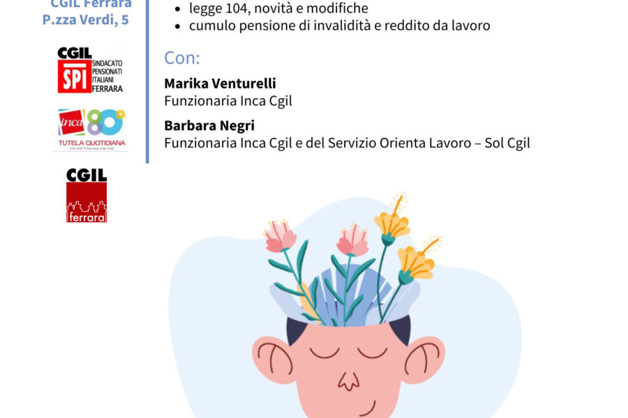 La salute mentale come bene comune: incontri informativi 22 e 29 maggio