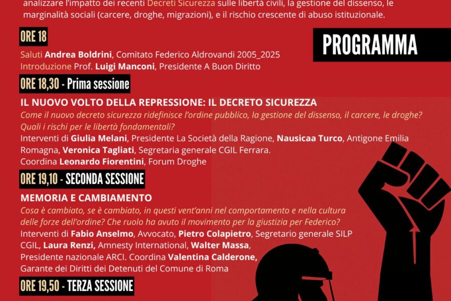 “Vent’anni senza Aldro”: venerdì 13 giugno al Circolo Arci Bolognesi