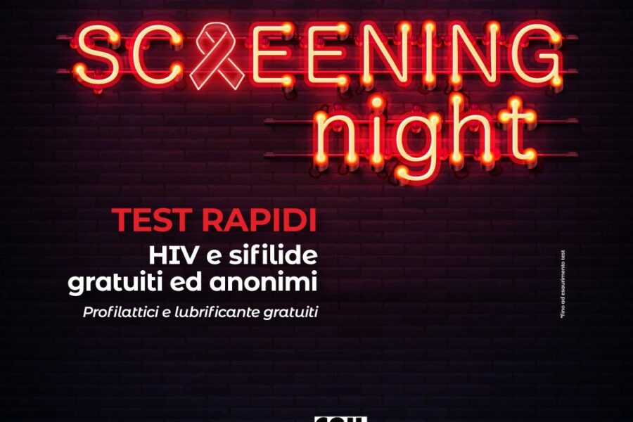 Screening night mercoledì 1 ottobre