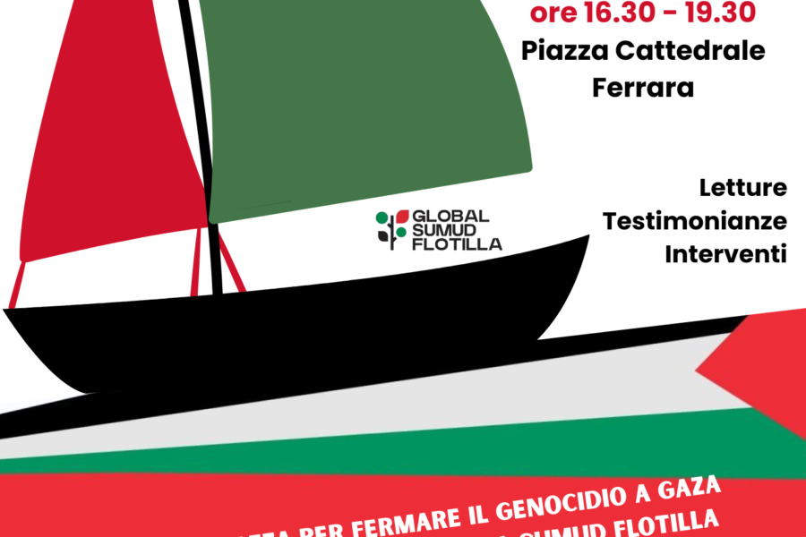 SAVE GAZA! Sabato 6 settembre presidio a Ferrara