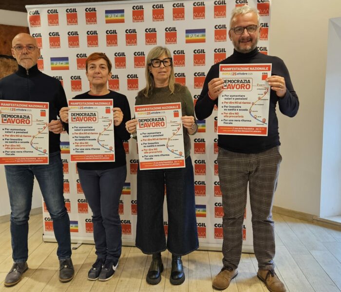 Democrazia al lavoro, il 25 ottobre anche da Ferrara alla manifestazione nazionale CGIL